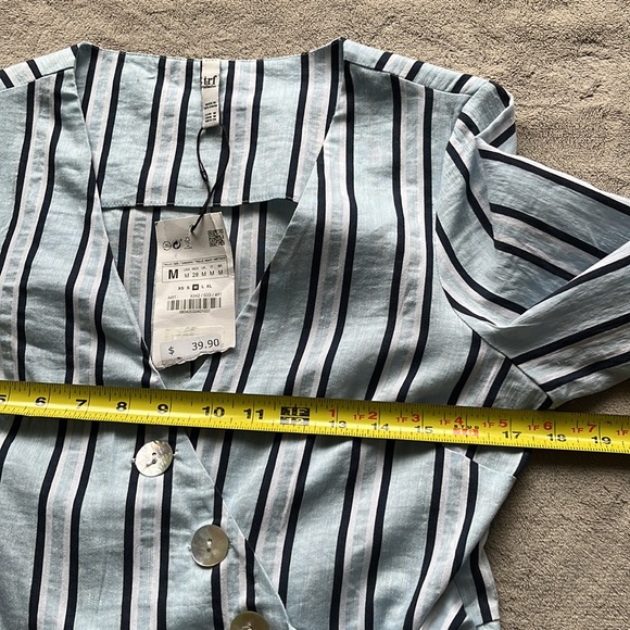 Zara Linen Blend Top - Picture 11 of 12